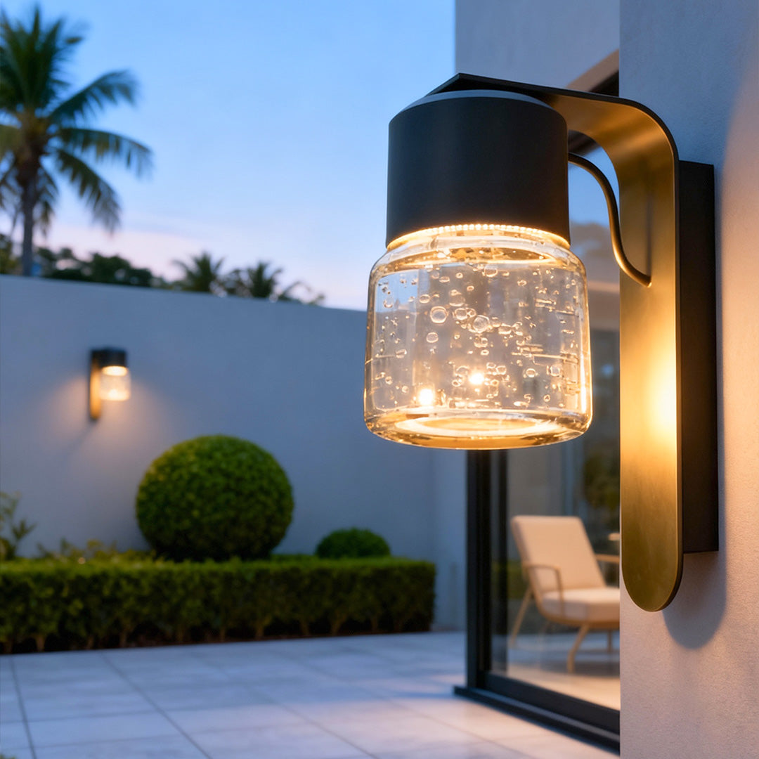 Outdoor Wall Sconce with Motion Sensor, IP65 Waterproof Stainless Steel Balcony Light
