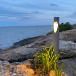 Minimalist LED Bollard Light for Courtyard and Garden Paths