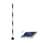 Linear LED Outdoor Path Light in Matte Black Aluminum