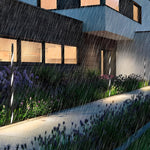 Linear LED Outdoor Path Light in Matte Black Aluminum