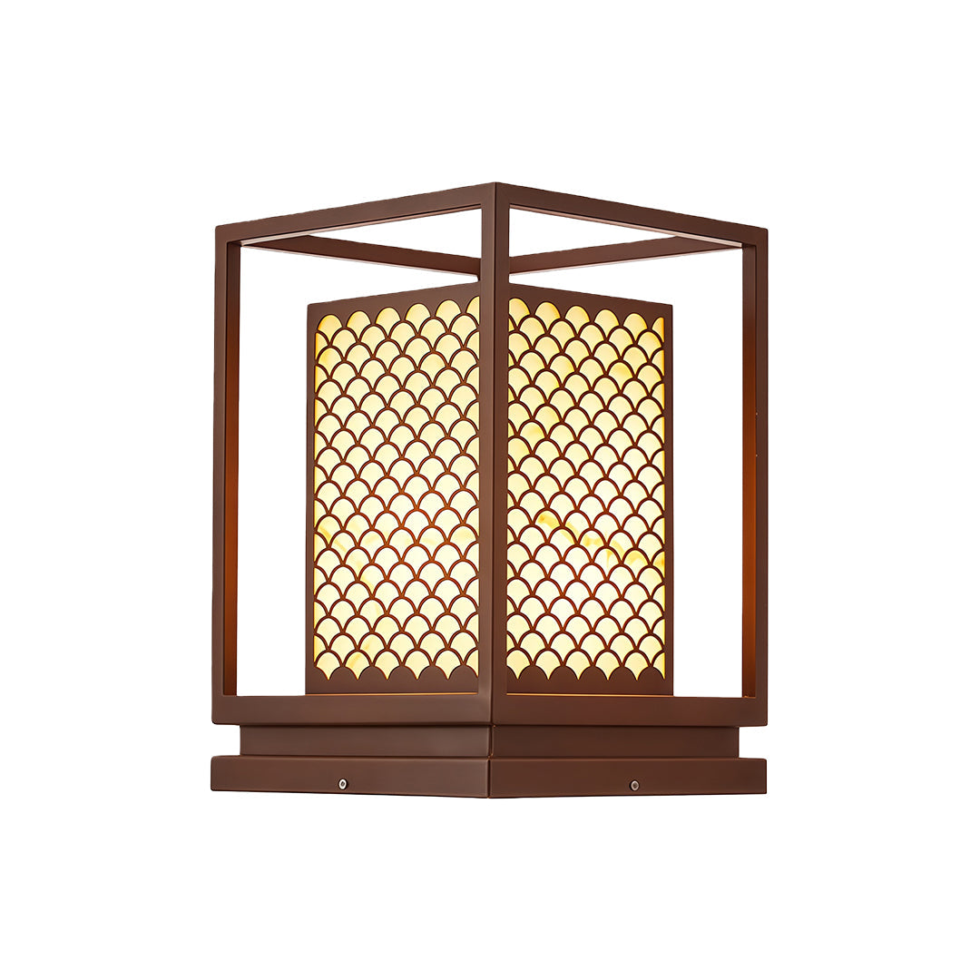 Marble LED Bollard Light for Courtyards, Walkways, and Gardens