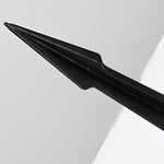 Modern Solar Path Lights in Black Aluminum for Garden and Walkway