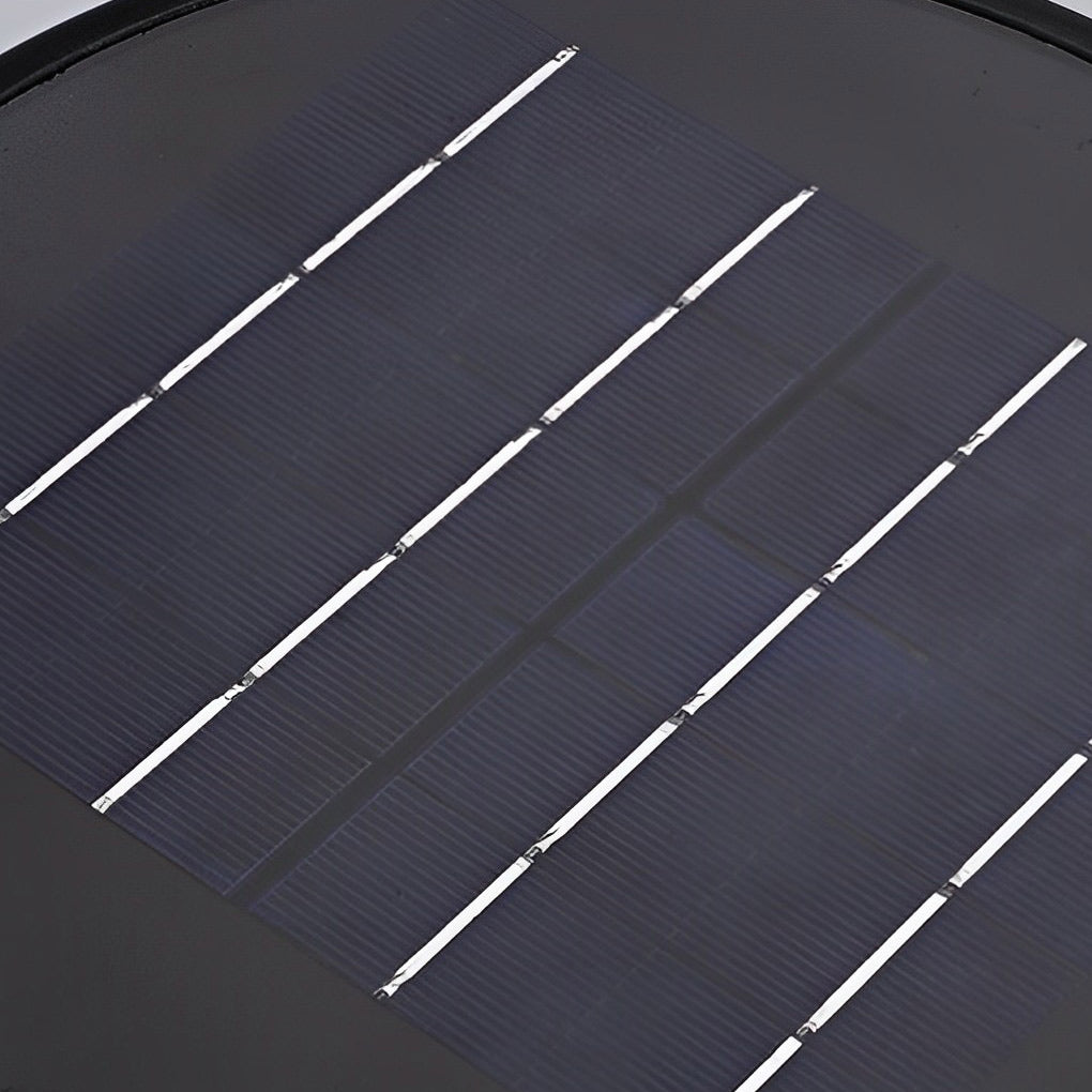 Modern Solar Path Lights in Black Aluminum for Garden and Walkway
