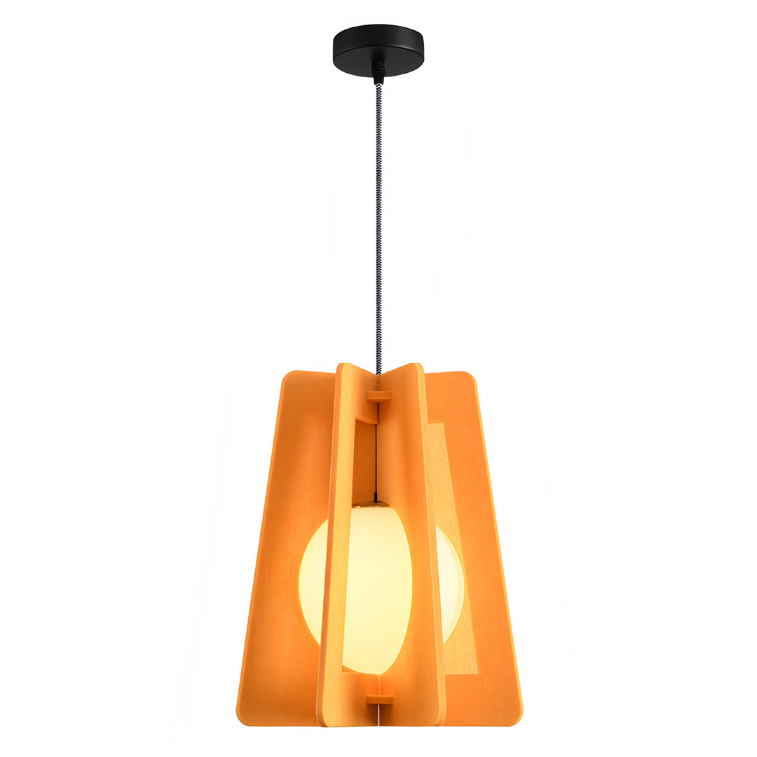 Geometric Felt Pendant Light with Acoustic Design for Modern Interiors