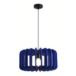 Acoustic Felt Pendant Light with Adjustable Chain – Modern Nordic Drum Shade