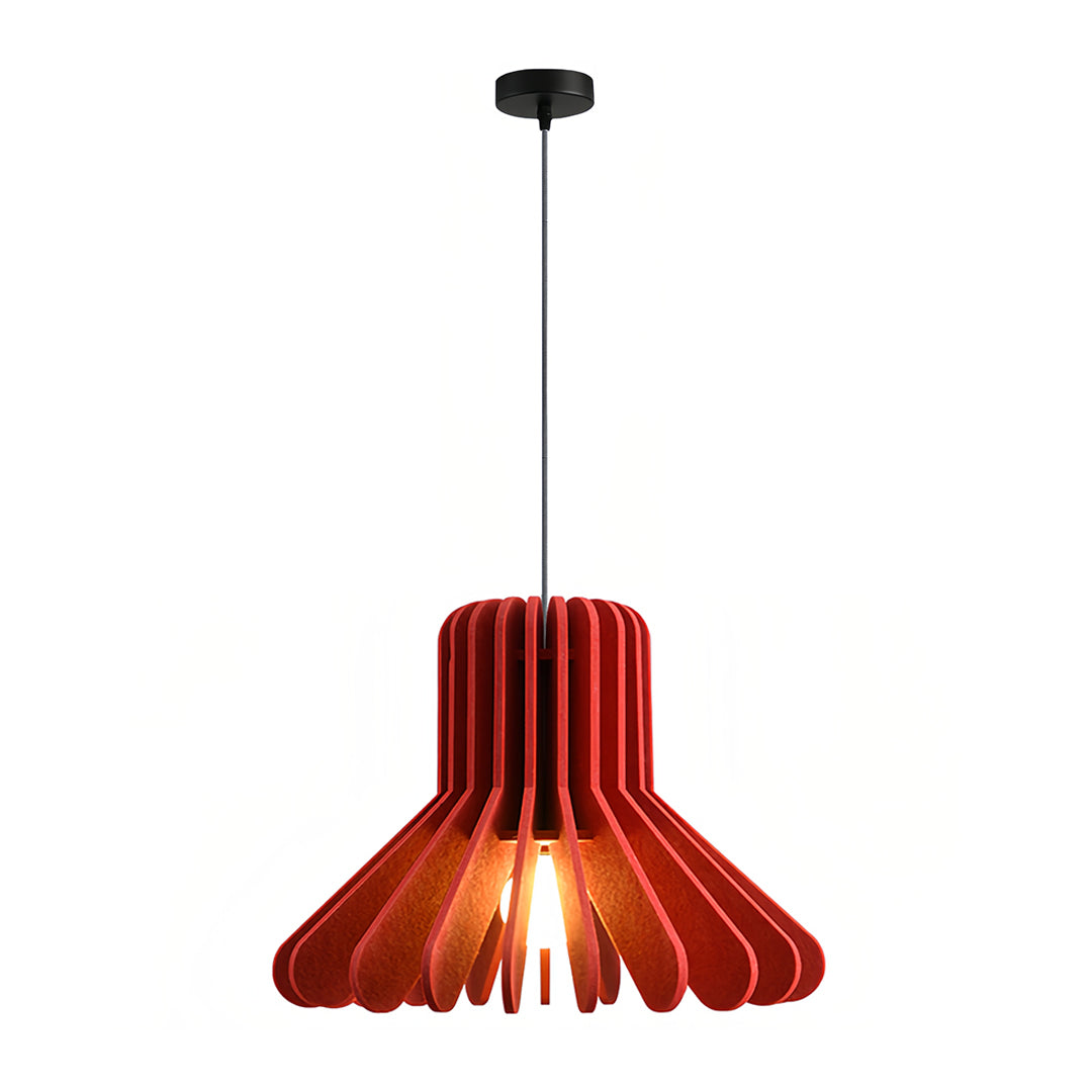 Acoustic Felt Pendant Light with Iron Shade, Noise-Reducing Ceiling Lamp for Modern Interiors