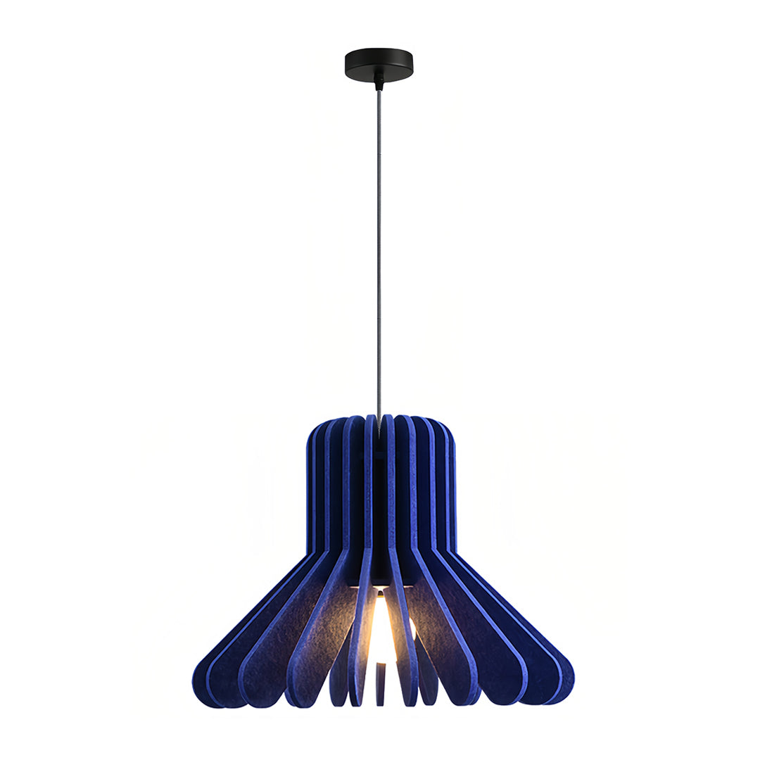 Acoustic Felt Pendant Light with Iron Shade, Noise-Reducing Ceiling Lamp for Modern Interiors