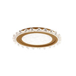 Lumière Rond LED Flush Mount Ceiling Light in White