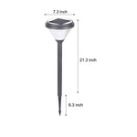 Lumière Noir Solar Path Light – Diamond Faceted LED Garden Stake