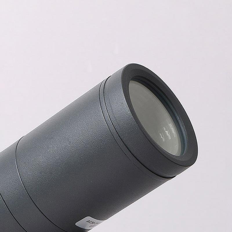 Modern LED Tree Spotlights in Black Aluminum, IP65 Waterproof, Adjustable Garden Uplights
