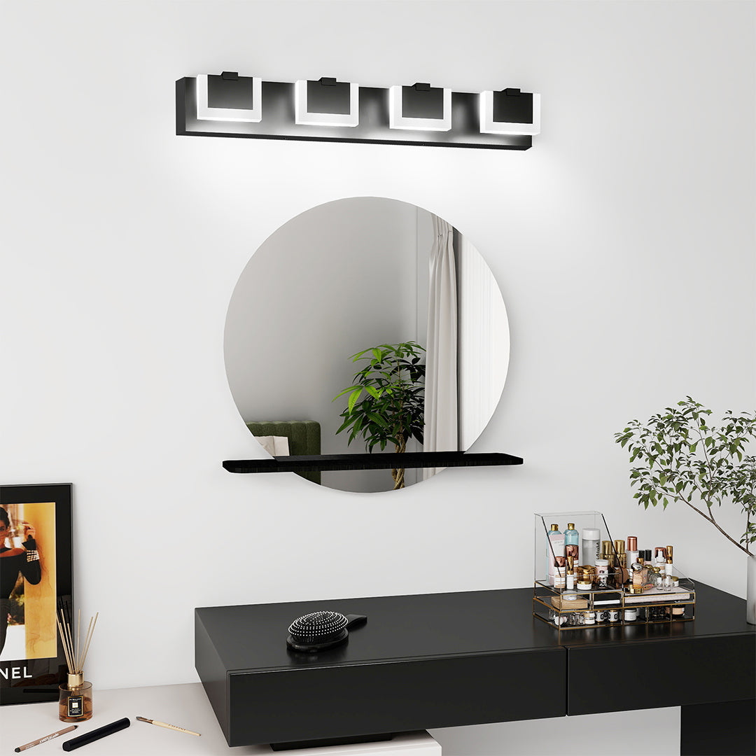 Nordic Chrome LED Vanity Light for Bathroom Mirror – Modern Wall Mount
