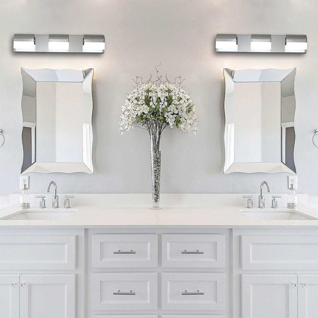Modern Black Vanity Light for Bathroom Makeup Mirror – LED Wall Sconce