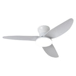 Modern 3-Blade Ceiling Fan with Dimmable LED Light and Remote