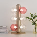 Aurelia Glass Bubble Table Lamp – Nordic Minimalist LED Desk Light