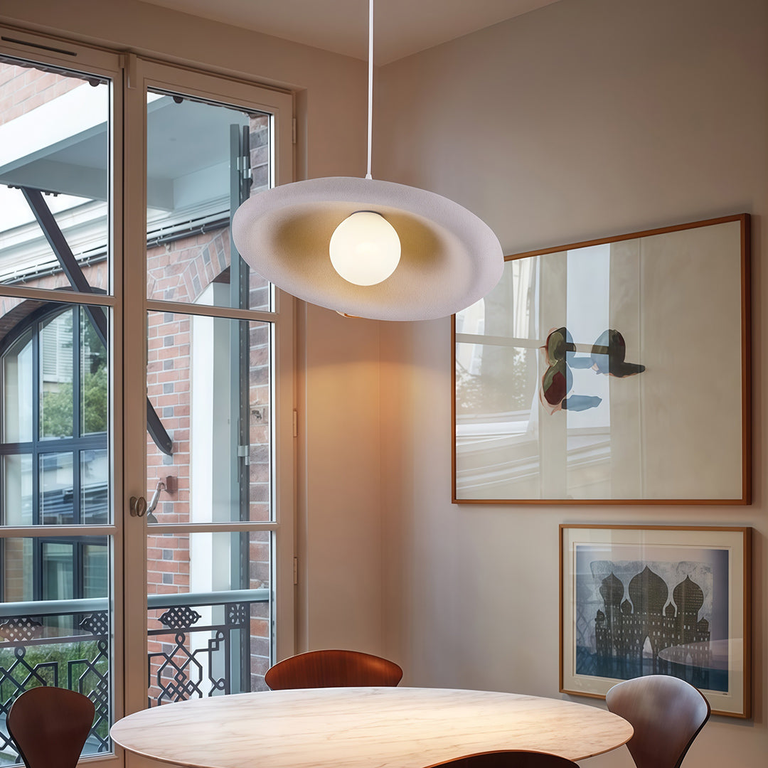 Minimalist Japanese Pendant Light with Adjustable Chain