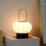 Aurora Lantern Table Lamp – Portable Nordic LED Accent Light with Dimmable Warm to Cool Glow