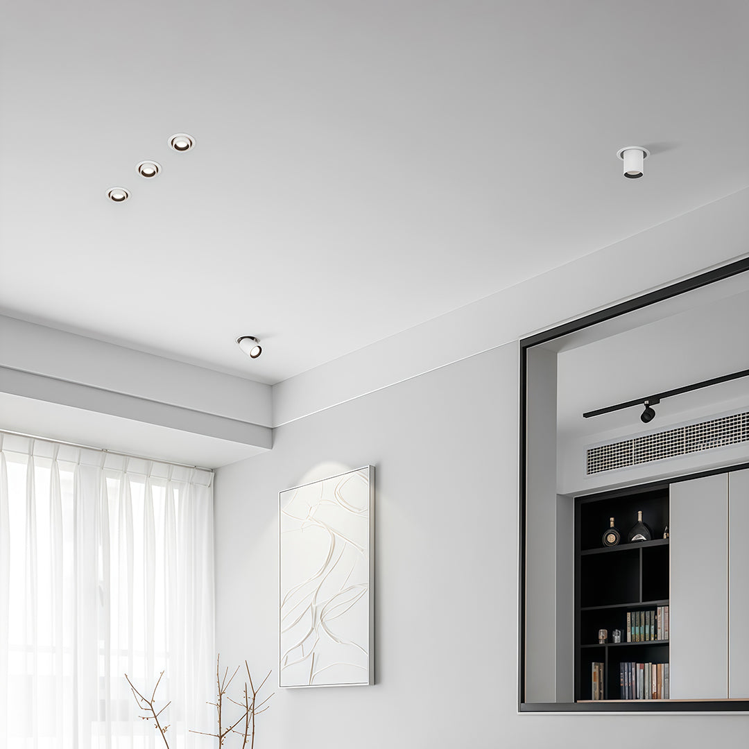 Architectural LED Recessed Spotlights with Adjustable Extendable Head