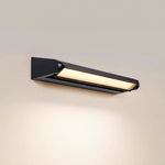 Rotatable Linear LED Wall Sconce in Black Aluminum