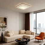 Luxury Crystal Flush Mount Ceiling Light Modern LED Chrome