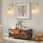 Aurelia Crystal Wall Sconce in French Gold Finish