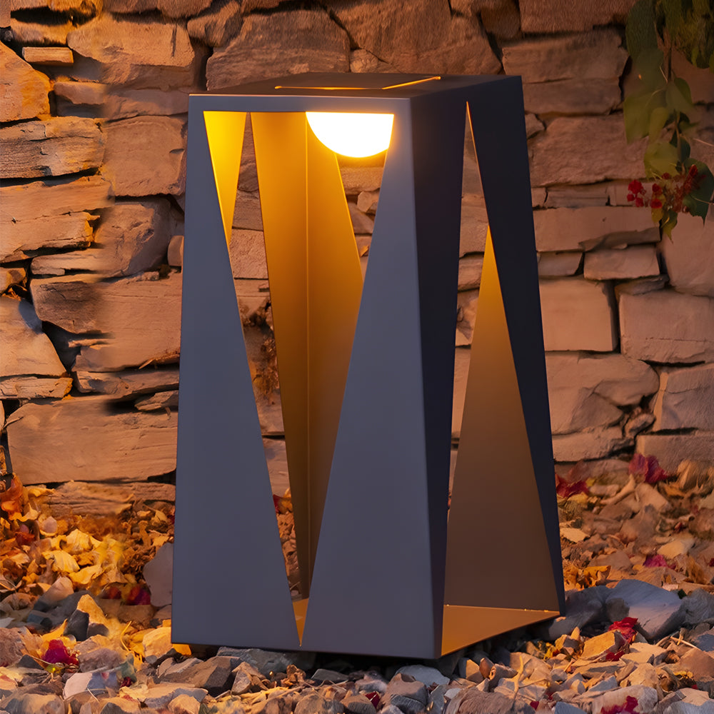 Modern Minimalist Outdoor Bollard Landscape Light with IP65 Waterproof Rating