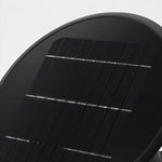 Solar Post Cap Light in Black Aluminum for Outdoor Pillars