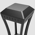 Geometric Outdoor Bollard Lights | Modern Aluminum Landscape Path Lighting