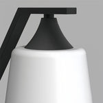 European Black Outdoor Wall Sconce with Clear Glass Shade