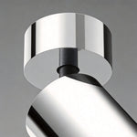 Bauhaus Silver LED Spotlights, Full-Spectrum Directional Ceiling Lights, Set of 2