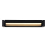 Rotatable Linear LED Wall Sconce in Black Aluminum