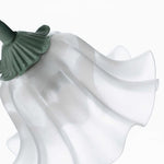 Vintage Lily of the Valley Chandelier, French Country Iron & Acrylic Pendant Light