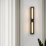 Modular Linear LED Wall Sconce in Matte Black