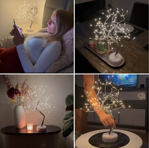 Chic Led Tree Table Lamp