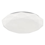 Aurelia Geometric Flush Mount Ceiling Light in White with Full-Sky Star Effect