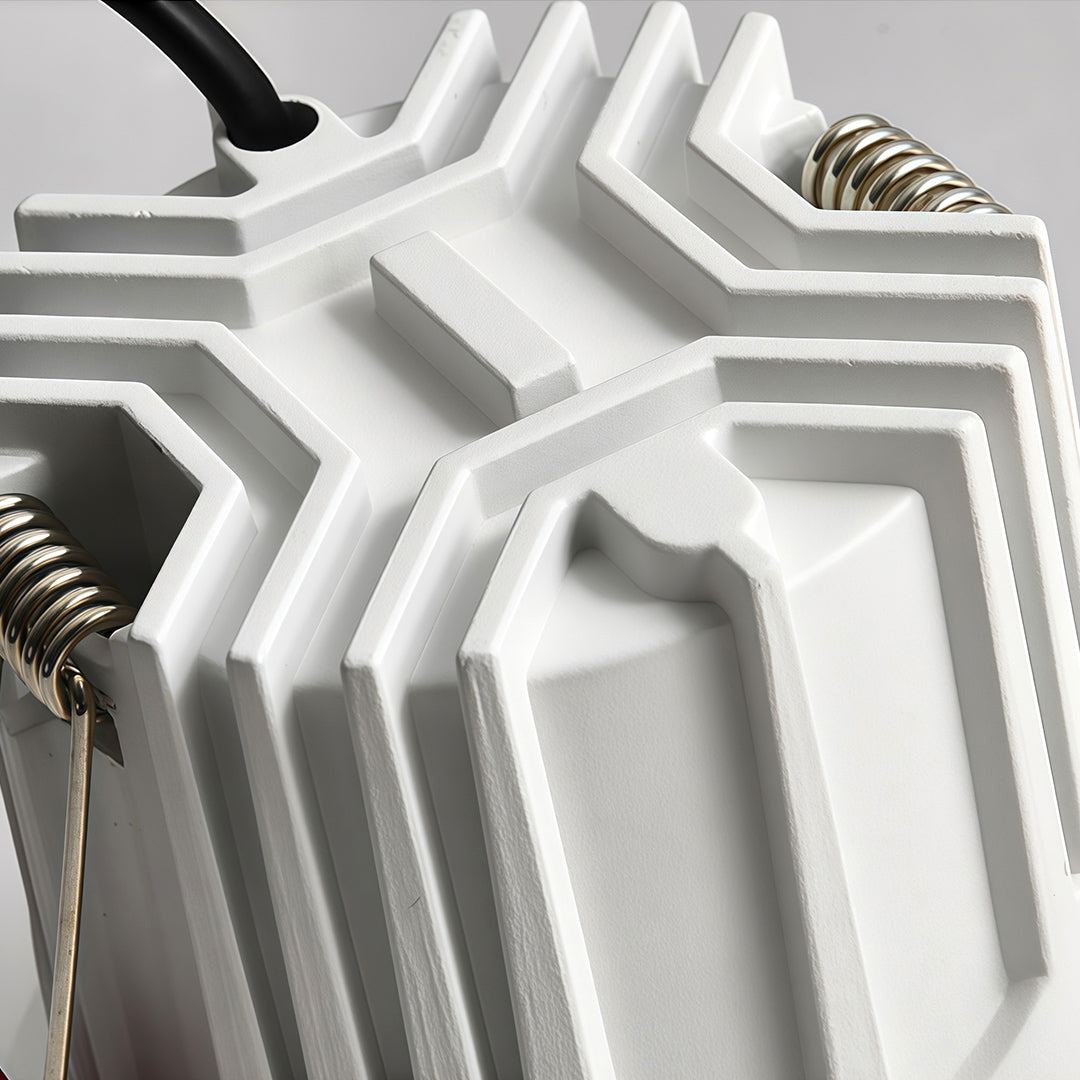 Recessed LED Downlight with Anti-Glare Aluminum Trim