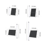 Modern Solar Outdoor Wall Sconce with LED Illumination