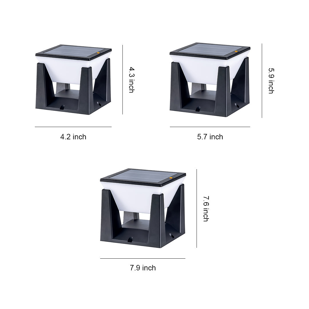 Solar-Powered LED Bollard Light for Modern Landscape Illumination