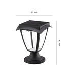 Aurelia Solar Pillar Light in Die-Cast Aluminum for Modern Landscapes