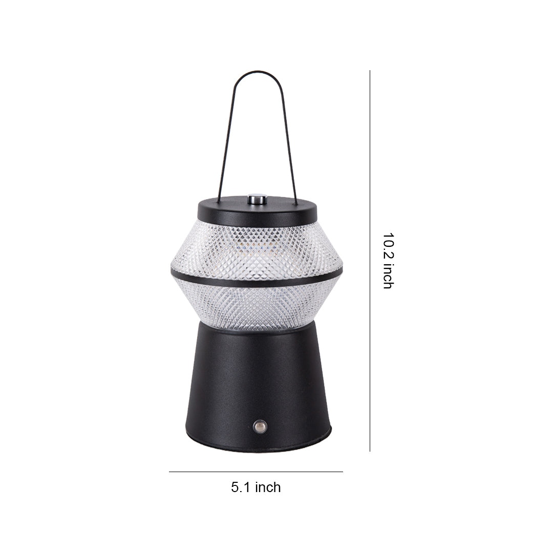 Modern Outdoor Solar Lantern with UV Mosquito Repellent – Dimmable Rechargeable Table Lamp