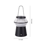 Modern Outdoor Solar Lantern with UV Mosquito Repellent – Dimmable Rechargeable Table Lamp