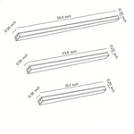 Recessed Aluminum LED Linear Light, Waterproof, Minimalist Wall Sconce