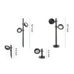 Pathway Landscape Lights Black Outdoor Lawn Lights