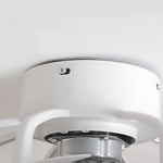 Dimmable Led Bladeless Ceiling Fan Light Flush Mount Ceiling Fan Lamp With Remote Control