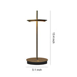 Aria Portable LED Table Lamp – Modern Cordless Metal Buffet Lamp with Dimmable Light