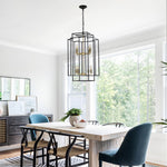 Industrial Vintage Iron Pendant Light with Adjustable Chain