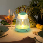 Lumina Spiral Portable LED Table Lamp – Rechargeable Ambient Light for Modern Interiors