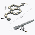 Modular Outdoor Wall Washer Light, Waterproof LED Strip