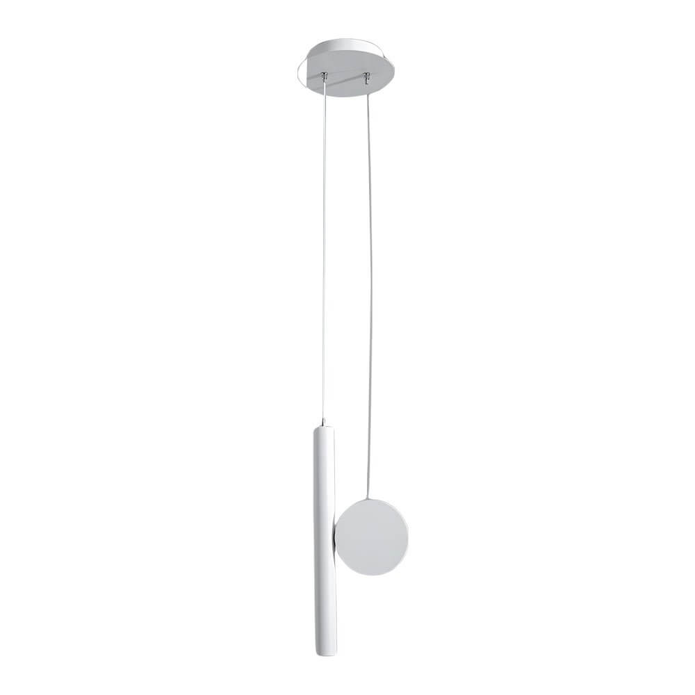 Modern Black Cylinder Pendant Light with Adjustable Hanging Length for Kitchen Island