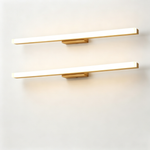 Nordic Wooden LED Vanity Light – Minimalist Waterproof Bathroom Mirror Wall Lamp for Makeup & Washroom-2pcs