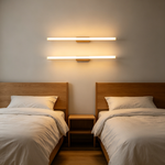 Nordic Wooden LED Vanity Light – Minimalist Waterproof Bathroom Mirror Wall Lamp for Makeup & Washroom-2pcs